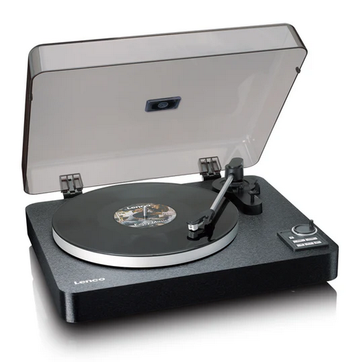 LENCO LBTA-165BK - Bluetooth® iletimli ve ön yükselticili tam otomatik döner tabla - Metal döner tabla ve kol kolu - Siyah - Görsel 6