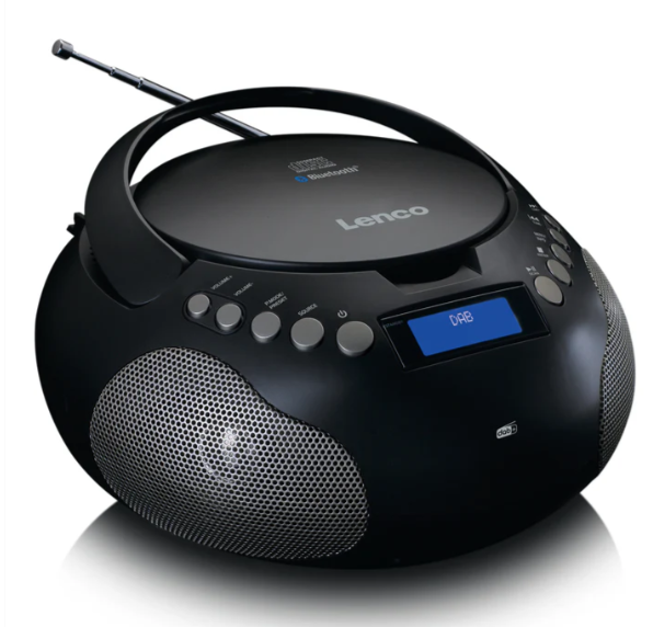 LENCO SCD-341BK - DAB+/ FM radyo ve Bluetooth® özellikli Boombox - Görsel 4