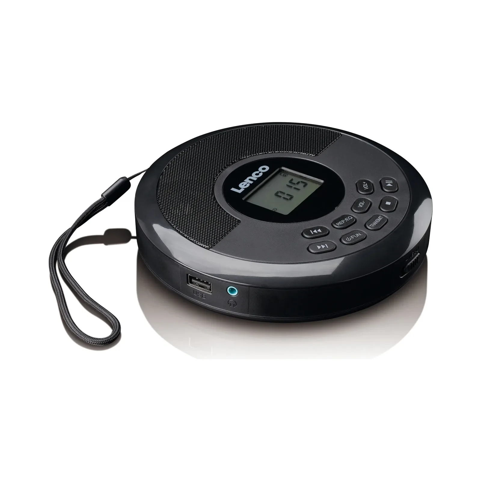 Lenco CD-340BK - Bluetooth ve dahili hoparlörlü taşınabilir CD/MP3 çalar