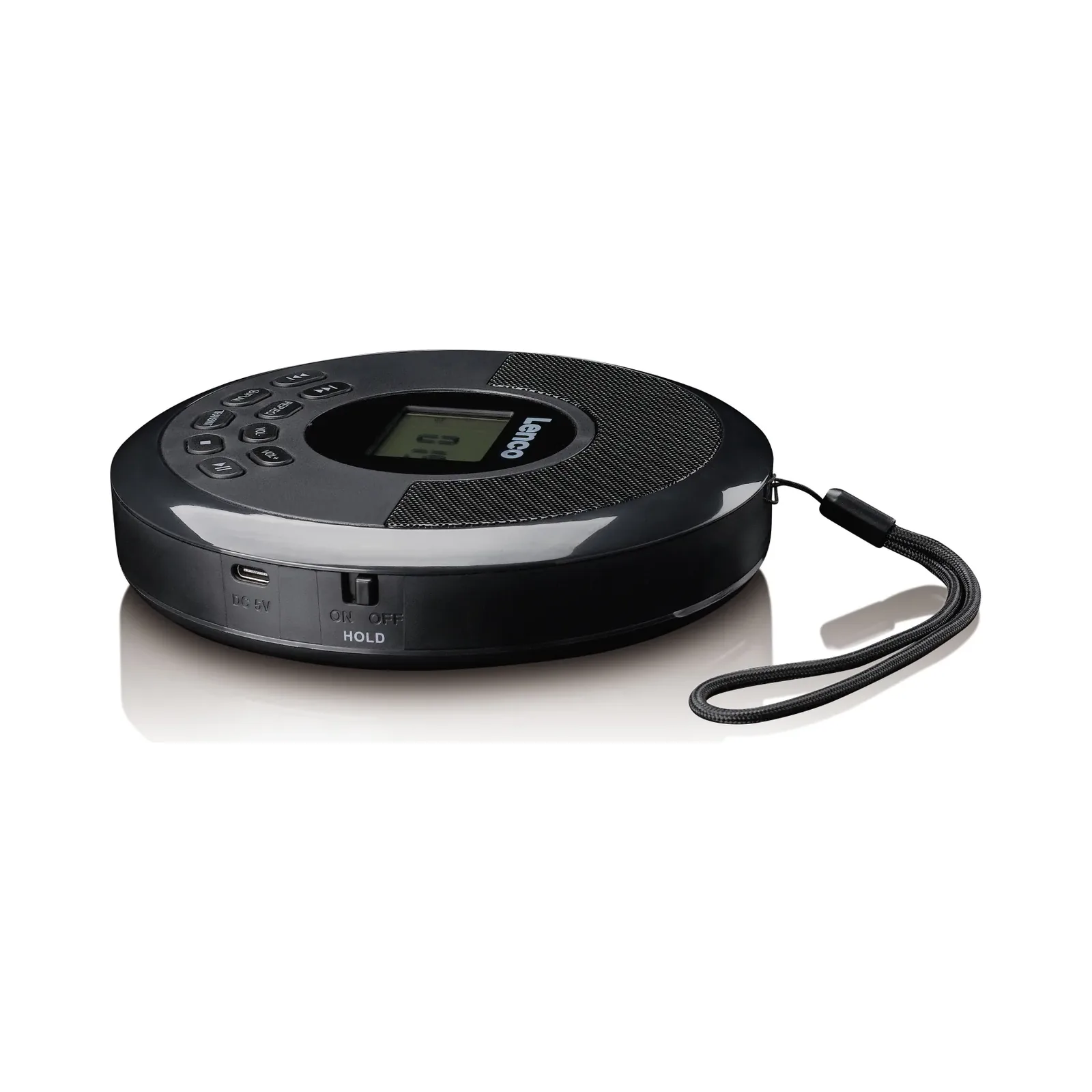 Lenco CD-340BK - Bluetooth ve dahili hoparlörlü taşınabilir CD/MP3 çalar