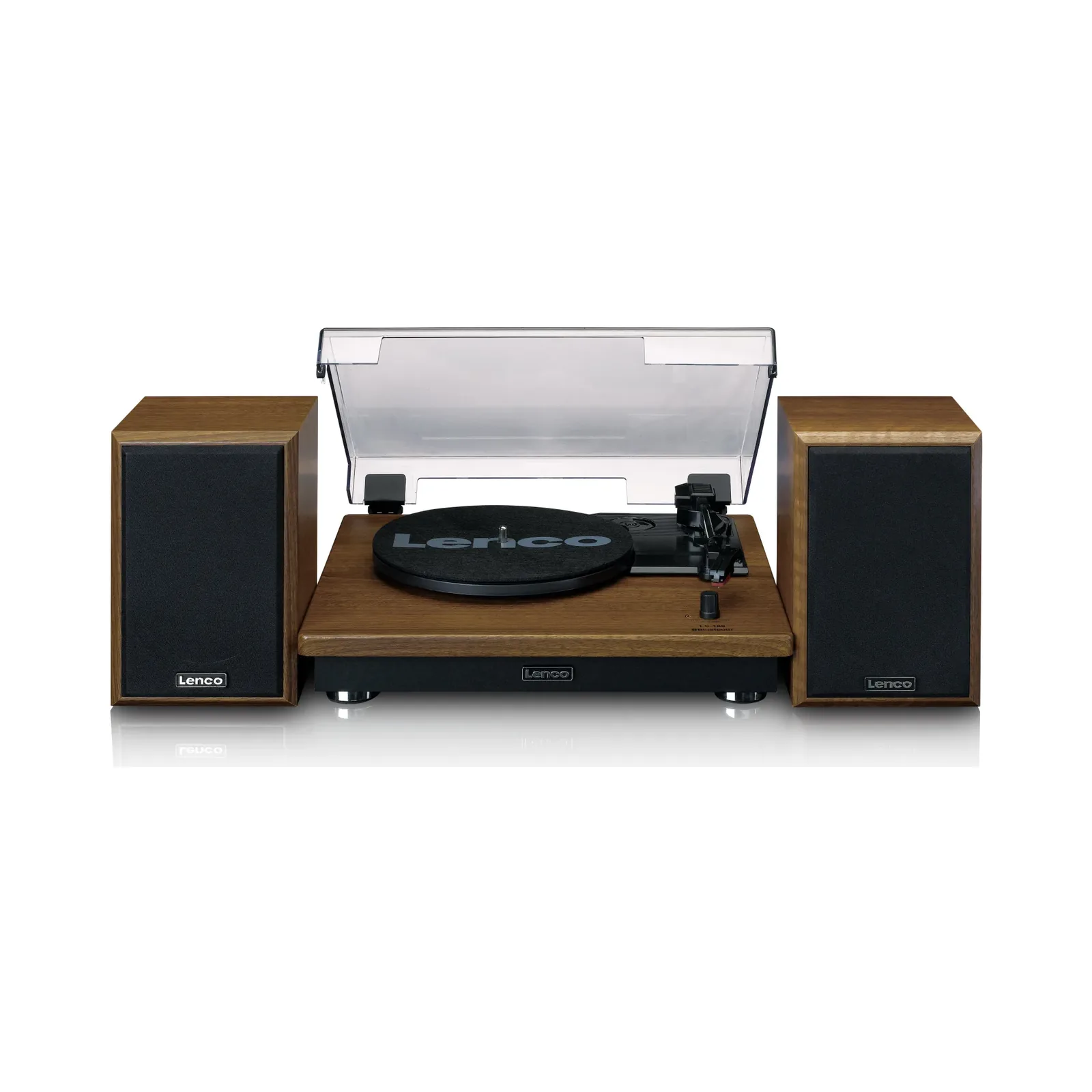ENCO LS-100BK Bluetoothlu - 2 harici hoparlörlü pikap
