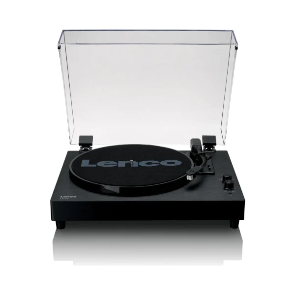 LENCO LS-60BK AHŞAP KASA USB BAĞLANTILI AT-3600 AUDIO TECHNICA İĞNE, PLASTİK KAPAKLI, BLUETOOTH IN/OUT