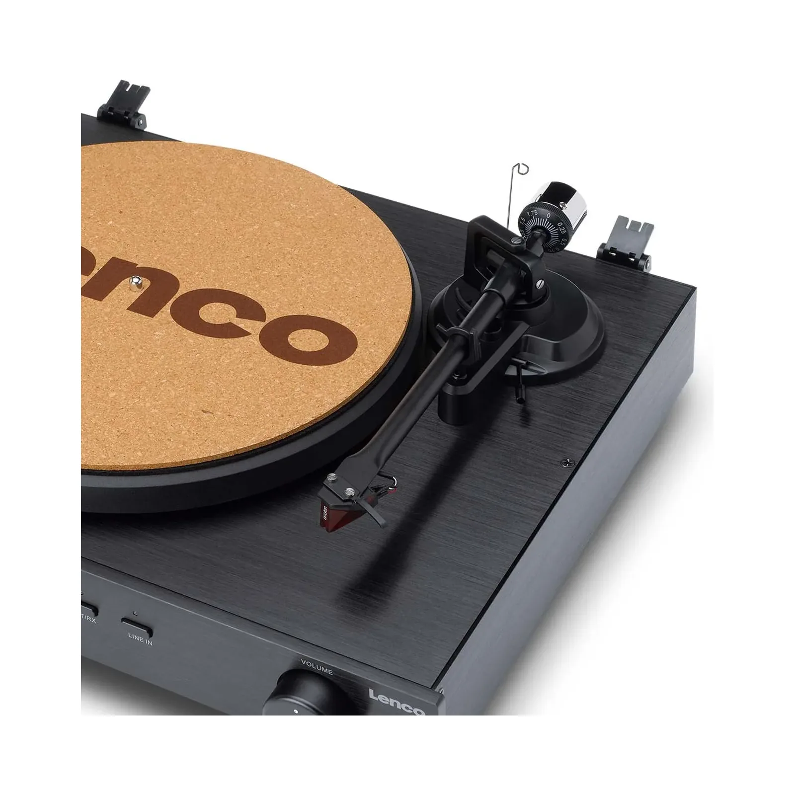 LENCO LS-700BK - Hoparlörlü, Bluetooth® özellikli ve Ortofon 2M Red pikaplı yüksek güçlü HiFi plak çalar