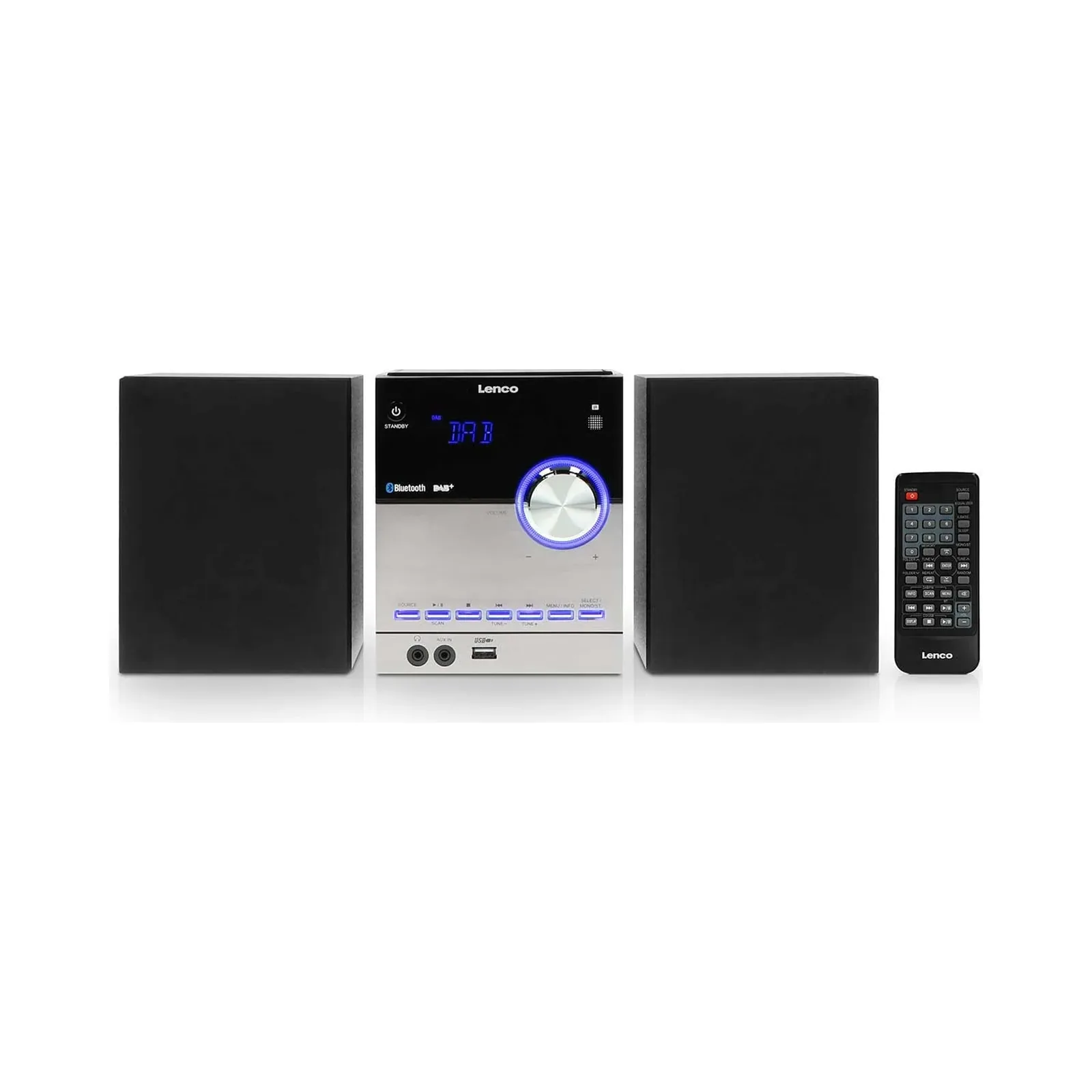 LENCO MC-150 Stereo, DAB+ FM, CD, Bluetooth® ve USB oynatıcı özellikli