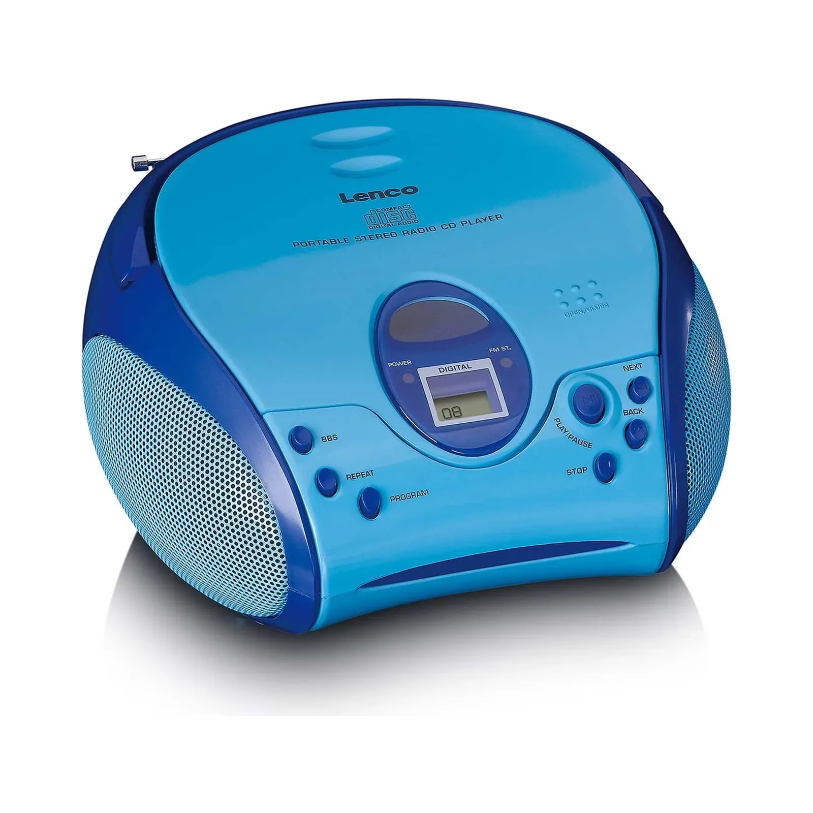 LENCO SCD-24BU kids - CD çalarlı taşınabilir stereo FM radyo