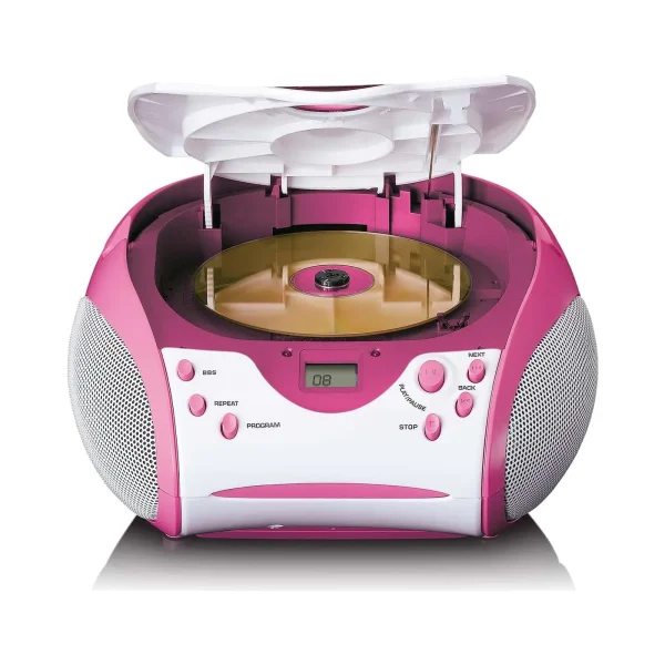 LENCO SCD-24PK kids - CD çalarlı taşınabilir stereo FM radyo