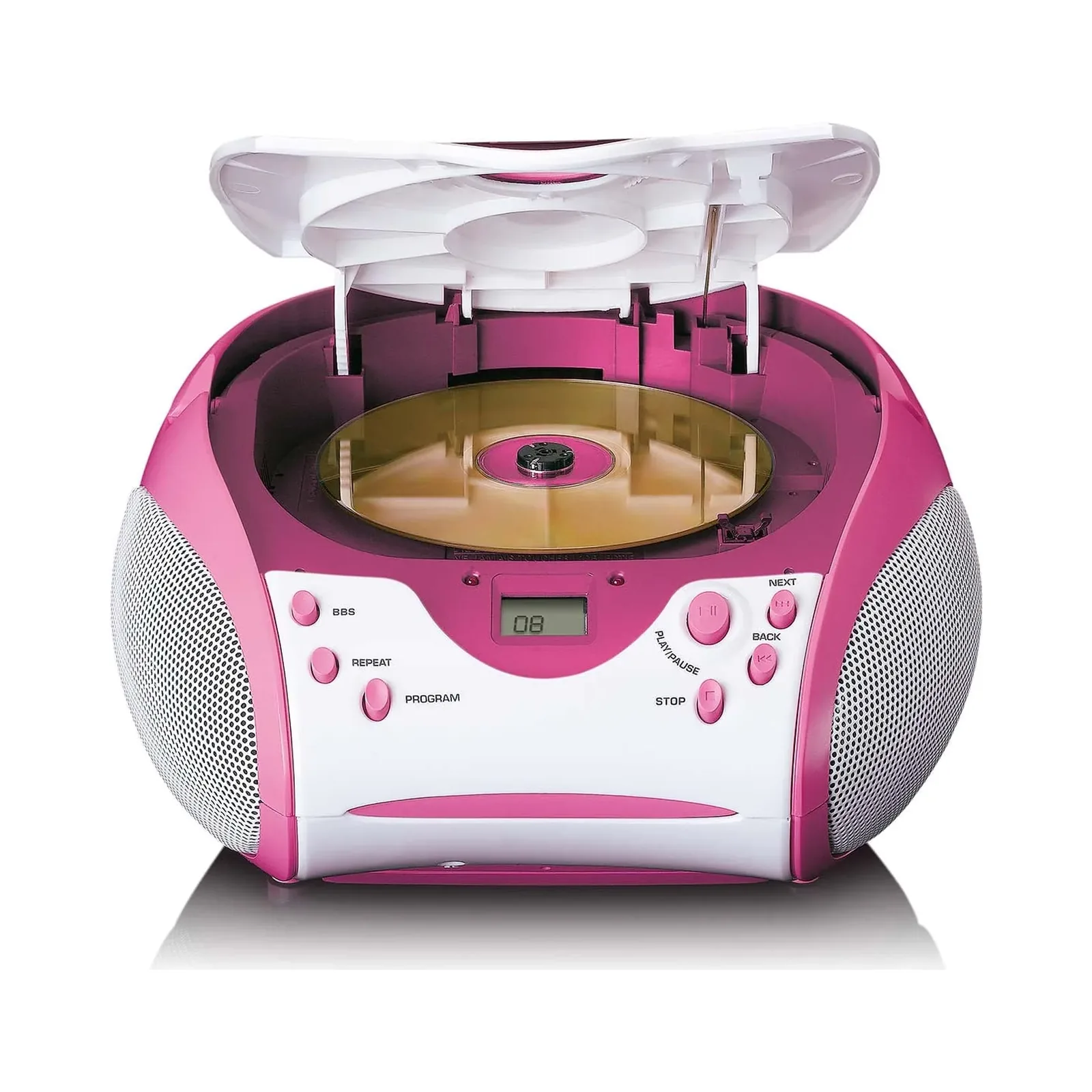 LENCO SCD-24PK kids - CD çalarlı taşınabilir stereo FM radyo