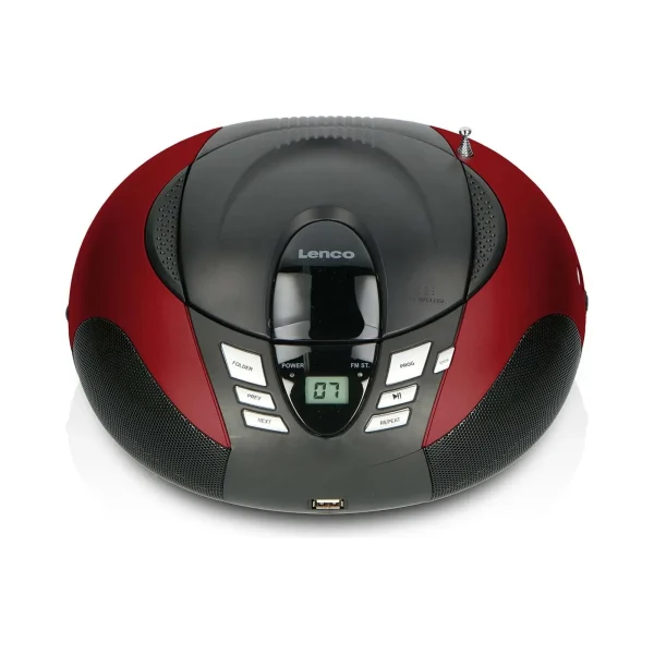 LENCO SCD-37 USB Mavi - Taşınabilir FM Radyo CD'si ve USB oynatıcı