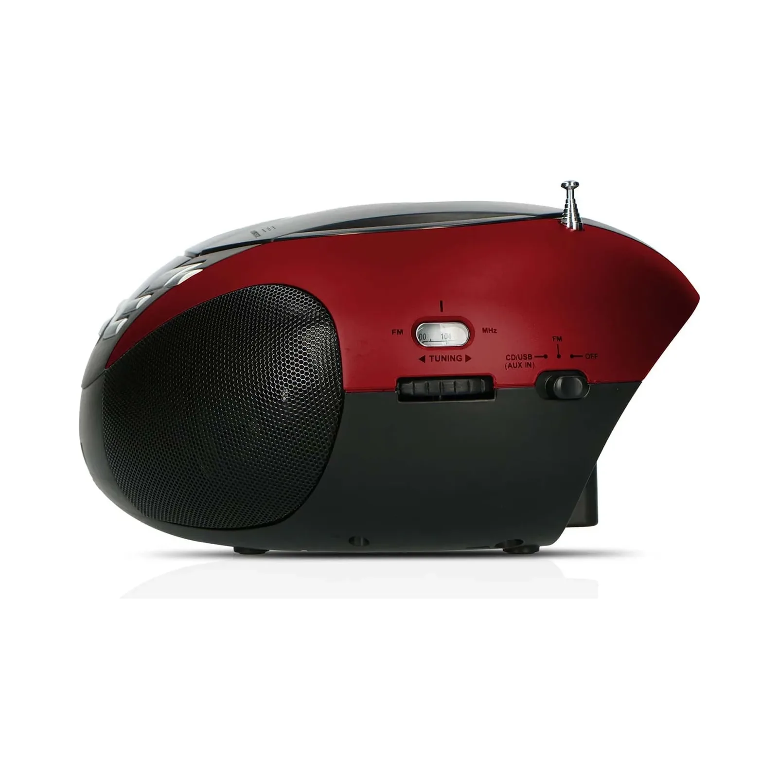 LENCO SCD-37 USB Kırmızı - Taşınabilir FM Radyo CD ve USB oynatıcı
