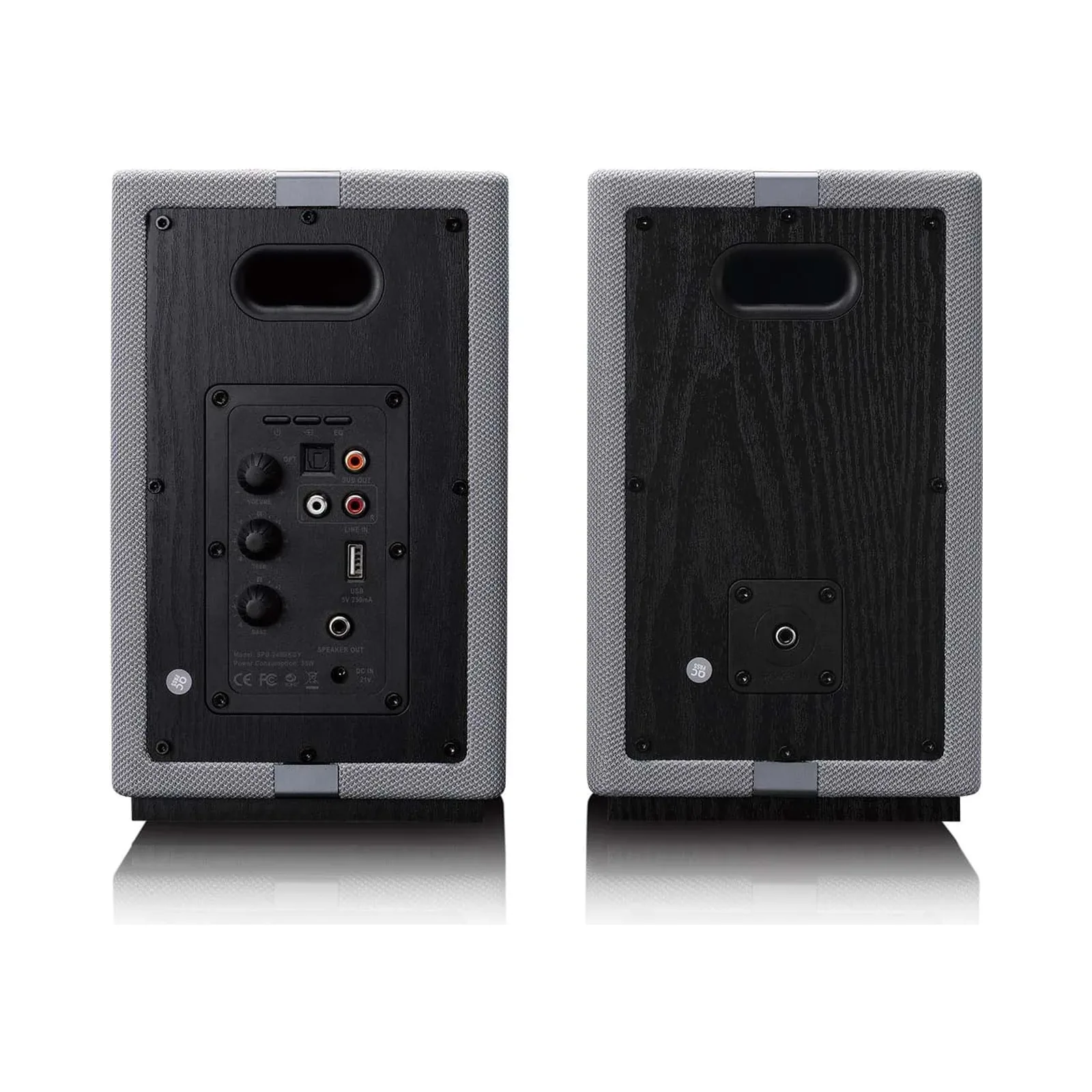 Lenco SPB-240BKGY - HiFi Stereo Bluetooth® Hoparlör Çifti
