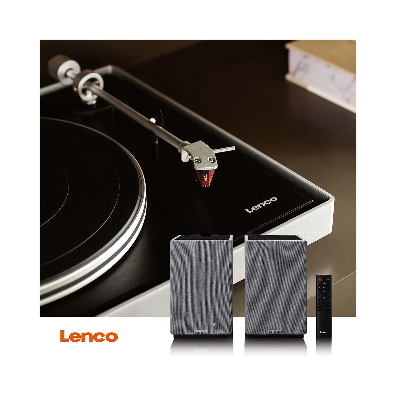 Lenco SPB-240BKGY - HiFi Stereo Bluetooth® Hoparlör Çifti