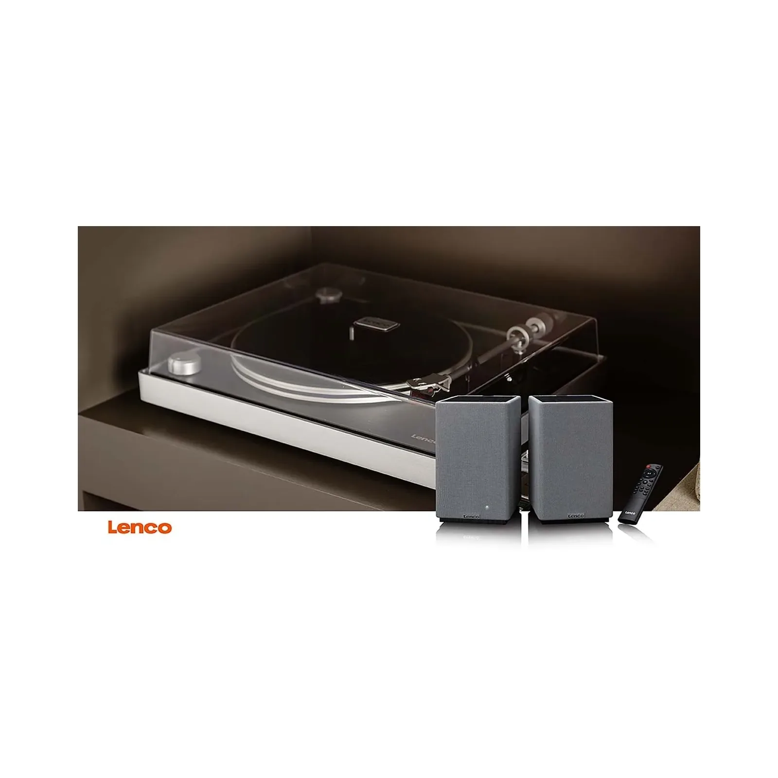 Lenco SPB-240BKGY - HiFi Stereo Bluetooth® Hoparlör Çifti