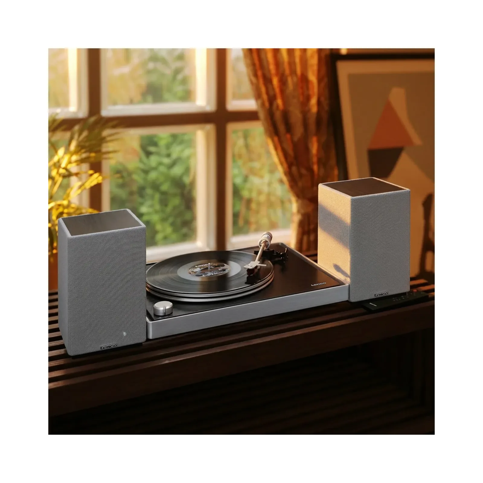 Lenco SPB-240BKGY - HiFi Stereo Bluetooth® Hoparlör Çifti
